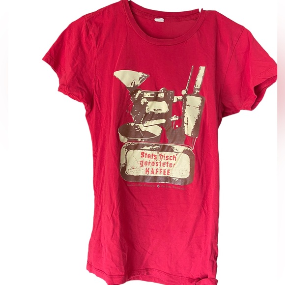 Luna Coffee Roasters De Pere Wisconsin Red Women’s S T-Shirt - Picture 1 of 5